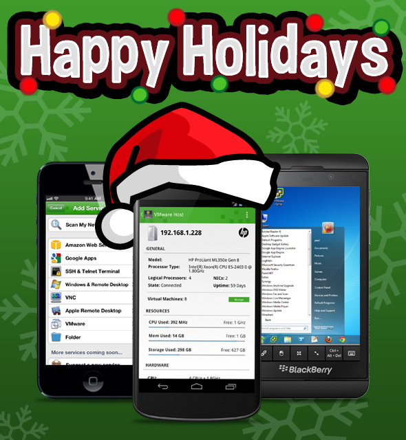 Happy Holidays from ITmanager.net providing Remote Network Administration Software As A Service