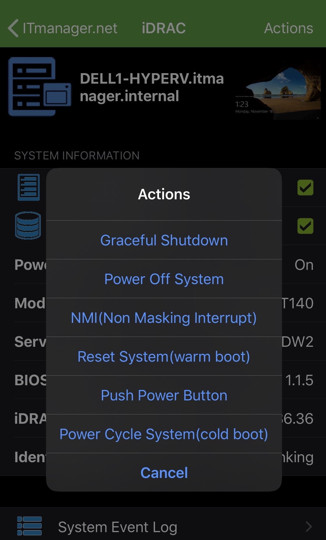 Version 7.4 With Support For HP iLO and Dell iDRAC Live - ITmanager.net